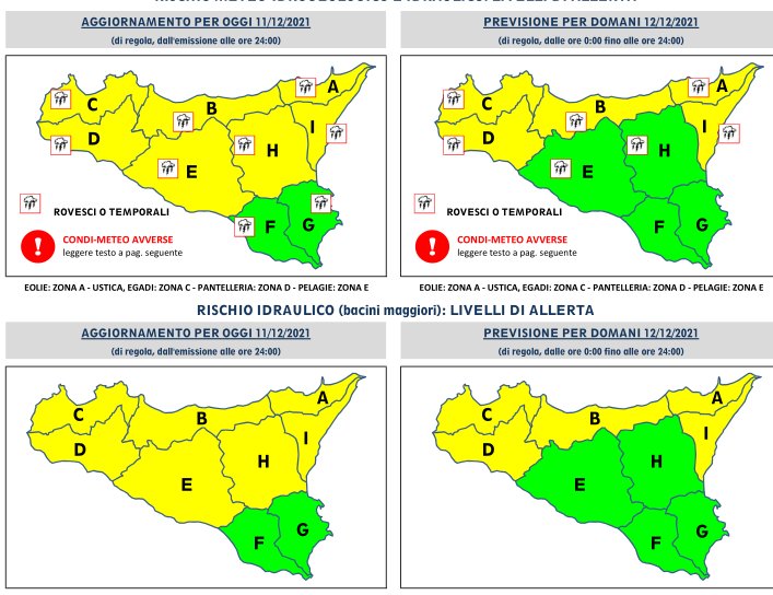 Maltempo Ancora Allerta Gialla In Sicilia Lasiciliaweb